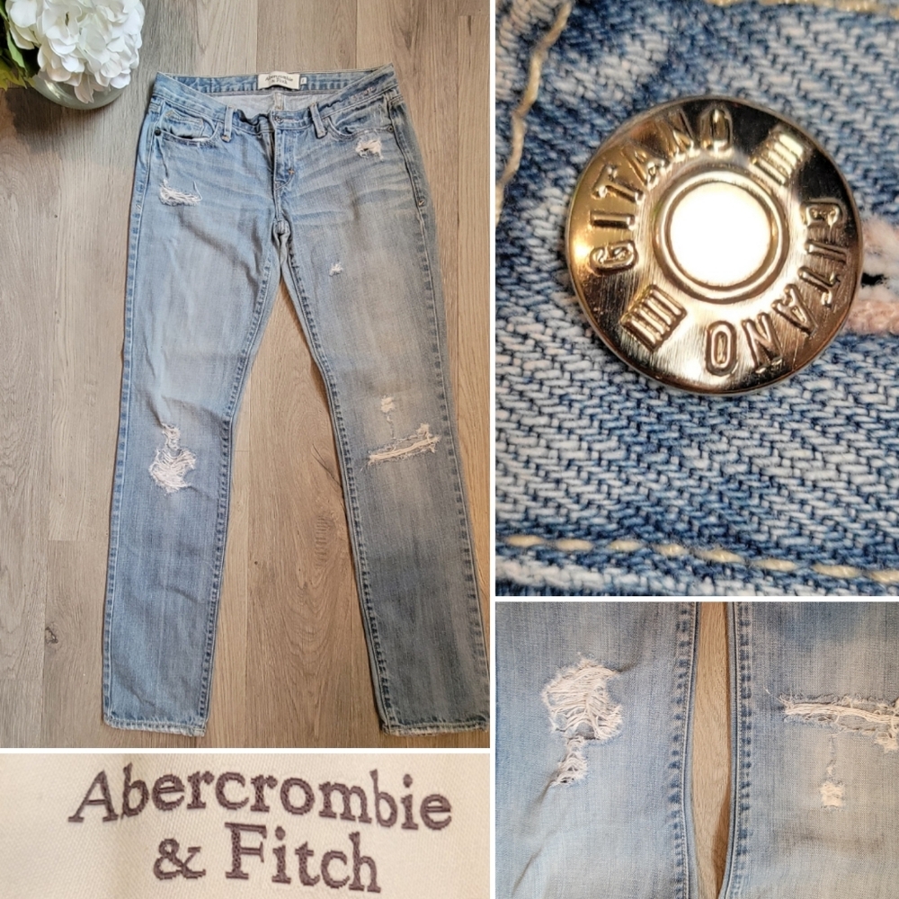 Abercrombie & Fitch Distressed Skinny  Jeans, Women's 2